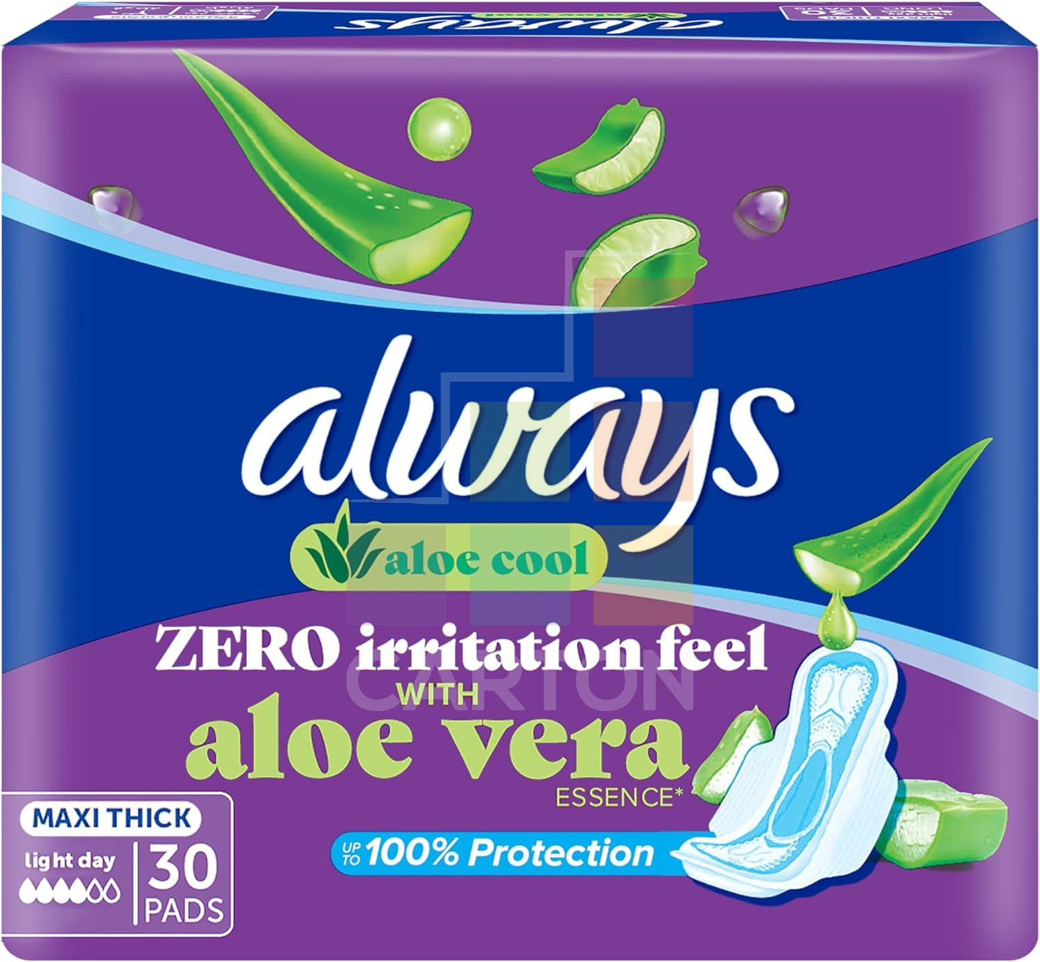 Always With Aloe Vera 30 Pads